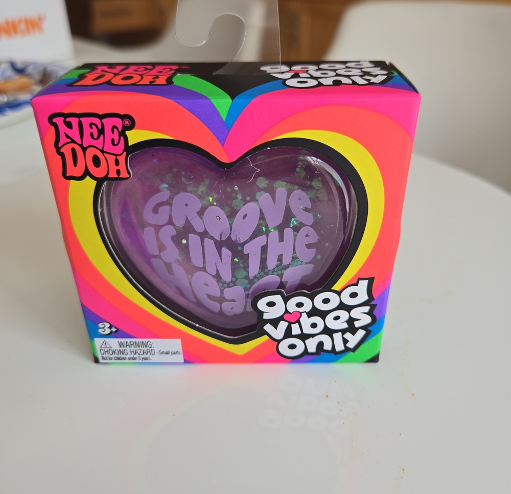 Nee Doh Good Vibes Only Purple Stress Toy – Groove Is In The Heart